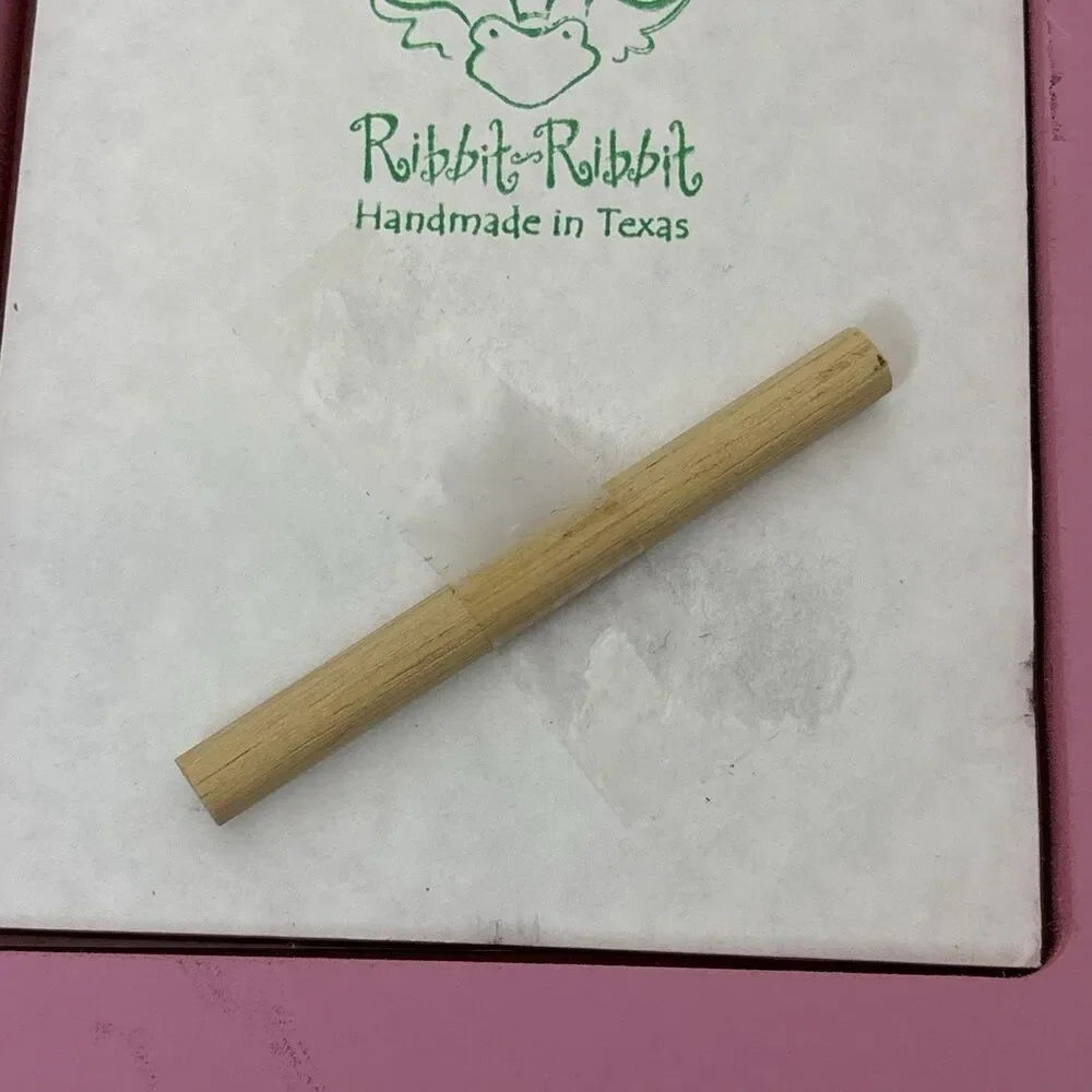 Wooden Big Sister Picture Frame Ribbit-Ribbit Pink 3x4